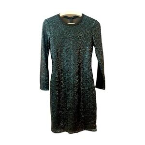 ABS Allen Schwartz NEW Sequin Mini Dress Black Small Cocktail Wedding Guest